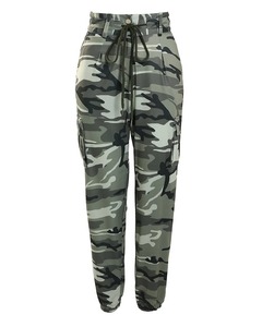 Nouveau pantalon Slim Fit Premium pour femmes 100% coton biologique Cargo Jogger élégant pantalon Cargo multi-poches personnalisé pour femmes - Product Image 1