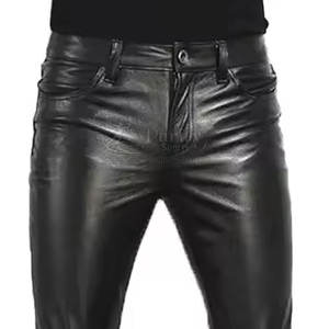 Winter Wear New Style <b>Mens</b> <b>Pants</b> Customized Color <b>Leather</b> <b>Pants</b> Winter High Quality For <b>Men</b> - Product Image 6