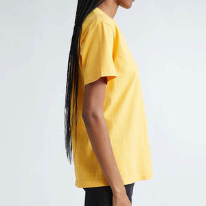 Camiseta de algodón ecológica para mujer, ajuste relajado, informal, todos los días, cómoda, suave, básica, camisa de invierno a la moda con detalle de bolsillo - Product Image 1