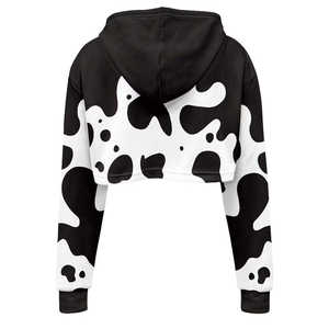 Sudadera con Capucha Corta para Mujer, Diseño Personalizado, Tejido Polar, Resistente al Viento, Transpirable, de Alta Calidad, Informal, para Invierno - Product Image 2