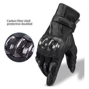 Guantes de Motociclismo de Cuero Vacuno 100% con Diseño y Logotipo Personalizados, Guantes de Motociclista Premium para una Protección Superior - Product Image 3