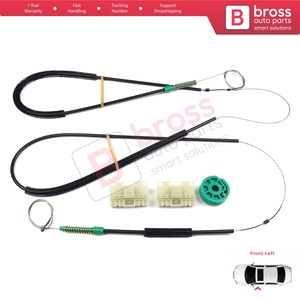 Juego de Reparación de Elevalunas Eléctrico BWR605, Puerta Izquierda para A3 S3 MK1 8L1 1996-2003, 2/3 Puertas, Hatchback, Coupé, 8L3837461 - Product Image 2