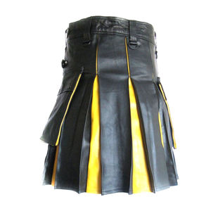 กระโปรงพับหนังแบบสั้นขนาดต่างๆทำจากวัสดุคุณภาพสูง - Product Image 3