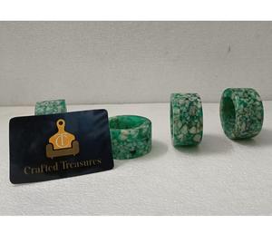 Top Trendy Napkin Ring Natural Stone Terrazzo Embedded <b>Epoxy</b> <b>Resin</b> Wedding Table Decoration Napkin Ring Holder At best <b>Price</b> - Product Image 4