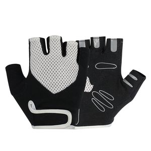 Guantes de bicicleta de alta calidad Guantes de deportes al aire libre Guantes de Ciclismo de gel de medio dedo transpirables con diseño personalizado - Product Image 2