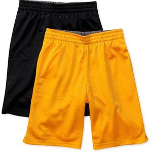 Short en maille à motif imprimé de basket-ball multicolore pour hommes, confortable en polyester, tricoté dans la rue avec cordon de serrage, vente en gros - Product Image 6