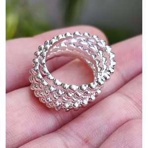 Handmade 925 Sterling <b>Silver</b> Dainty Midi Knuckle <b>Ring</b> Thin Band <b>Stacking</b> Toe <b>Rings</b> for Women Stackable Fine Piercing Jewelry - Product Image 4