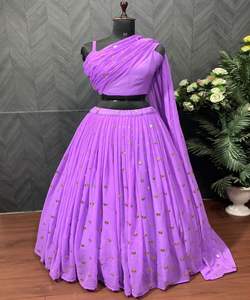 Compre ropa de fiesta y boda india Lahenga Choli con la ropa étnica de mercado de precio más bajo - Product Image 6