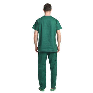 Uniforme médico de manga corta con cuello en V, ropa de trabajo, uniforme de enfermera de hospital, uniformes quirúrgicos, conjunto de Pantalón recto de enfermería - Product Image 3