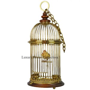 Jaulas y casas de mascotas decorativas de Metal de diseño gigante único para pájaros y otras mascotas Producto Aspecto recubierto de polvo de Color negro - Product Image 2