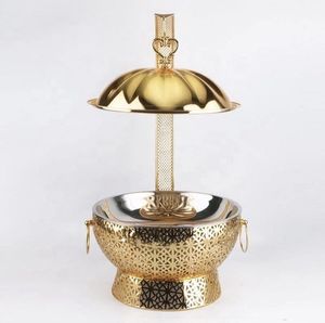 Plat chauffant décoratif de style luxueux pour le service de buffet et la présentation décorative - Product Image 4