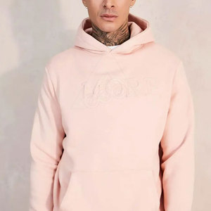 Sudadera con Capucha para Hombre, Talla XS, de Forro Polar Sólido, de Secado Rápido, Transpirable, con Estampado en Relieve, Forrada de Algodón/Poliéster - Product Image 4