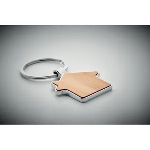 Portachiavi e Moschettoni Promozionali Burnie Bamboo: Merchandising Sostenibile con Design Ecologico - Product Image 1
