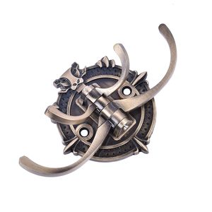 ตะขอแขวนผนังโลหะผสมสังกะสีแบบวินเทจตะขออเนกประสงค์ใช้สำหรับแขวนกระเป๋าเสื้อผ้าเสื้อโค้ทม่าน - Product Image 3