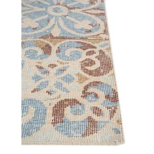 Alfombra de Lana Anudada a Mano Erbe, Beige Marrón LLV-3042(CS-01), Alfombra Rectangular de Estilo Patchwork para Sala de Estar, Entrada y Pasillo - Product Image 4