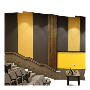 Paneles Acústicos Modernos Personalizados Ecológicos <span class=keywords><strong>de</strong></span> Fábrica HJ, Insonorizantes, 100% Fibra <span class=keywords><strong>de</strong></span> Poliéster, 2400 mm, para Sala <span class=keywords><strong>de</strong></span> Cine - Product Image 1