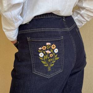 Jeans de Mezclilla de Tela de Algodón Moderna MS Handicraft, Hechos en Japón, Talla Personalizada - Product Image 2