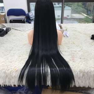 Perruque de cheveux humains couleur naturelle brute os vietnamien droite 8 - 40 pouces perruques pour les femmes noires - Product Image 5