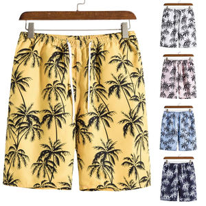 Pantalones cortos de playa ligeros de secado rápido con cordón para playa y vacaciones de verano - Product Image 1