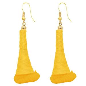 The99Jewel Pendientes de hilo amarillo chapado en oro Joyería de moda 1308318I - Product Image 1