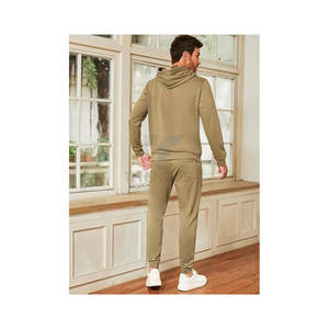 Conjunto Deportivo Unisex de Dos Piezas, Sudadera con Capucha y Pantalones Deportivos, Informal, para Gimnasio, Correr, Uso Diario, Transpirable - Product Image 4