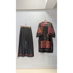ชุดเซ็ตเสื้อผ้าโบฮีเมียนเครปฟิวชั่นดิจิตอล รุ่น SL00247-3/4 แขนเสื้อ ราคา $1849 - Product Image 6