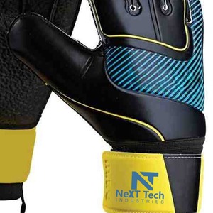 Guantes de Portero de Fútbol de Alta Calidad Next Tech Industries, Material PU, Protección para los Dedos, Cierre de Tirón, para Entrenamiento y Partidos - Product Image 2
