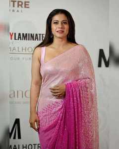 Sari de Georgette Suave de Primera Calidad con Lentejuelas para Ocasiones Especiales, Aspecto Elegante, Hermoso Drapeado, Idea de Regalo Perfecta para Fiestas - Product Image 5