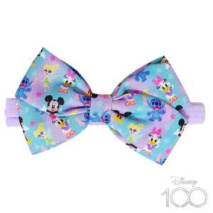 Accessoires pour cheveux Mickey et Minnie Mouse, nœuds élastiques doux, 150 unités, vente en gros par carton, livraison gratuite, collection sous licence HER - Product Image 1