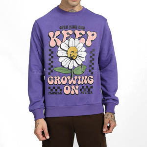 Sweat-shirt imprimé pour hommes Pull à col rond en tissu polaire doux avec un design artistique unique pour un style de rue décontracté - Product Image 5