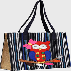 Produit très vendu Sac à provisions en toile de jute avec logo personnalisé de haute qualité Sac en toile de coton Article personnalisé Style Motif Lettre Promotion IND - Product Image 1