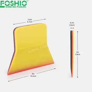 Foshio One-Stop Customize Service Window Film Windshield 3-Layers Ppf Squeegee Tool Manufacturer