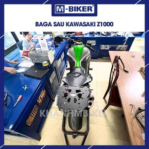 Portaequipajes de Aluminio para Kawasaki Z1000 con Maletero Trasero, Bolsa para Casco de Motocicleta, Bolsa Trasera - Product Image 3