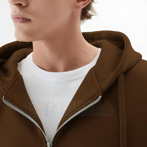 Sweat à capuche oversize avec fermeture éclair, style décontracté et ample, style streetwear, sweat à capuche oversize avec fermeture éclair - Product Image 6