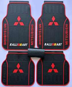 Tapis de sol de voiture universels élégants et antidérapants en TPV, durables, épaisseur 18 mm, ensemble complet 4 pièces, noirs, aiguilletés pour l'intérieur - Product Image 3