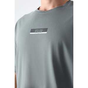 Camiseta Caqui para Hombre, 100% Algodón, Gruesa y Suave, Corte Holgado, Estampada, Jersey-88359 - Product Image 4