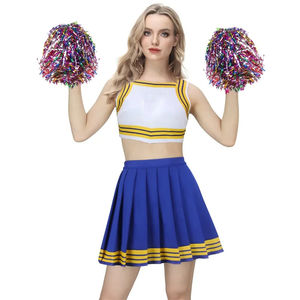 Uniforme de cheerleading personnalisé avec logo imprimé, respirant, séchage rapide, polyester/coton, couleurs et tailles personnalisées - Qualité professionnelle - Product Image 6