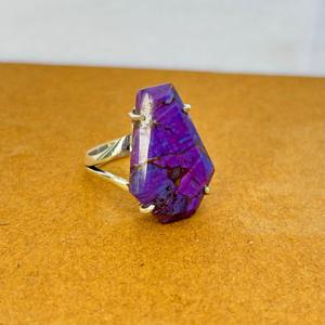 Vente en gros de bijoux de mariage en argent sterling 925 pour femmes bague de marquise turquoise en cuivre Mohave violet originale prix d'usine - Product Image 2