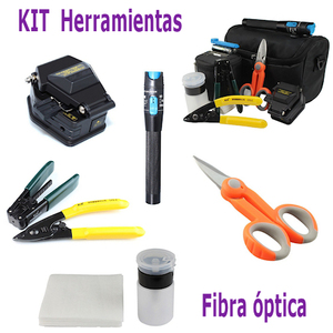 Kit d'outils pour fibres optiques pour connecteurs FC et SC, coupe-câbles réseau 10G extérieur - Product Image 1
