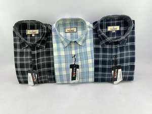 เสื้อเชิ๊ตผู้ชายแขนยาวลายสก็อตคลาสสิกแขนยาวมีกระเป๋าหน้าอกเสื้อเชิ้ตแขนเต็มสำหรับผู้ชายและผู้หญิงฯลฯ - Product Image 3