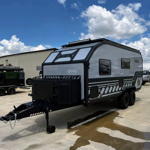 Remolque de Campamento de Lujo XPLORE X195 para Automóvil y Camping, Color Negro, para 4-6 Personas, con Cocina y Baño - Product Image 1