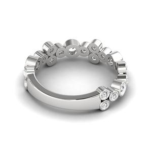 Anillos de lujo para mujer, joyería fina de oro sólido con diamantes reales, joyería - Product Image 2