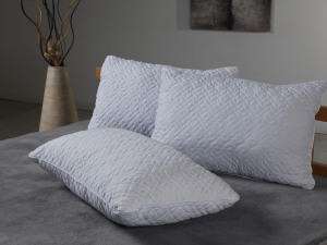 Hot Selling Hotel Quality Quilted Beaded Fiber <b>Bed</b> <b>Pillows</b> Comfortable Sleep Accessories A - Product Image 1