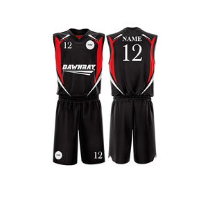 Fabricant d'uniformes de basket-ball personnalisés, ensemble de maillot et de short en polyester respirant à séchage rapide, vêtements de sport d'équipe pour hommes, femmes et jeunes - Product Image 2