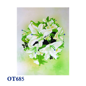 Tarjeta Pop-up de Lirios en Flor, Artesanía en Papel Hecha a Mano con Impresión Offset, el Regalo de Decoración para el Hogar Más Popular de Vietnam - Product Image 5