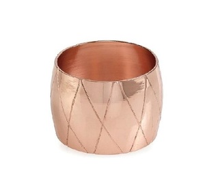 <b>Hammered</b> Napkin Ring Modern Table Decorative Napkin Ring Prime Quality Metal Napkin Ring <b>Holder</b> at Good Price - Product Image 4