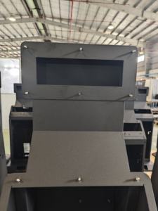 Recinto de quiosco de acero con recubrimiento en polvo personalizado, pantalla anticorrosión, Terminal, gabinete, paneles de ventilación, fabricación de chapa metálica - Product Image 3