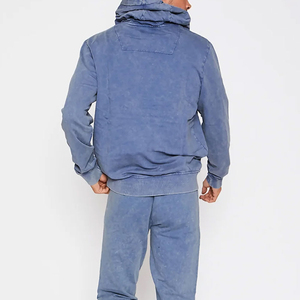 Vêtements décontractés, sweat à capuche personnalisé à manches longues pour homme, lavage à l'acide, design personnalisé, coton et polyester, sweats à capuche lavés à l'acide - Product Image 2
