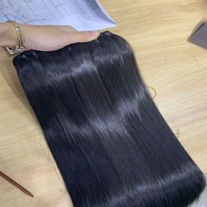 ผมต่อผมตรงสีธรรมชาติทำจากผมมนุษย์แท้เรมี่ยาว8 ''-40'' - Product Image 4