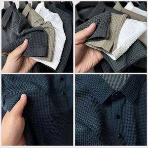 Chemise homme de haute qualité, vêtements de marque, design personnalisé, qualité luxe, respirante, polo décontracté pour homme - Product Image 6